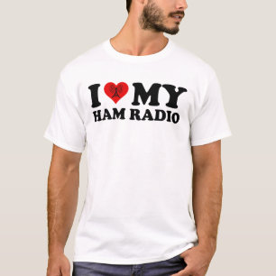 Camiseta Amo (Corazón) Mi Radio Ham