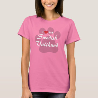 Camiseta Amo (corazón) mi vallhund sueco
