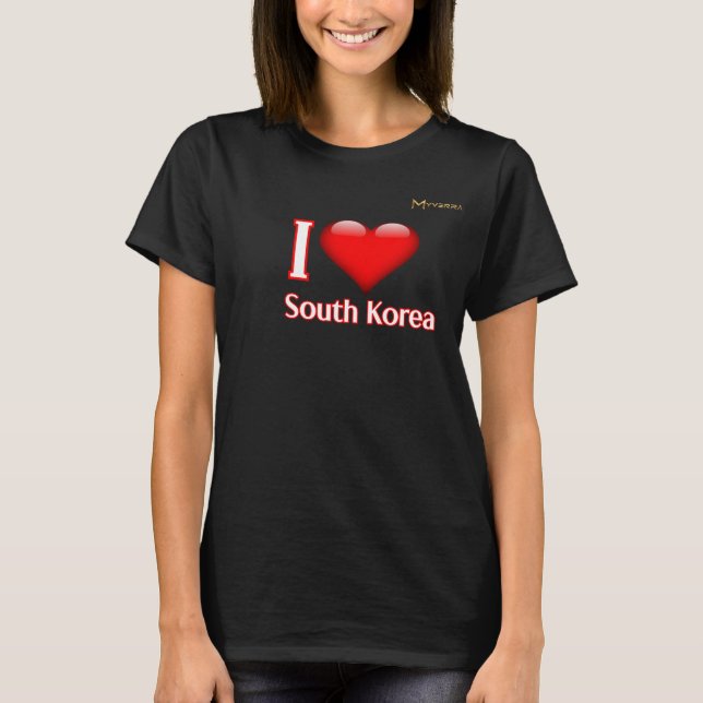 Camiseta Amo Corea del Sur (Anverso)