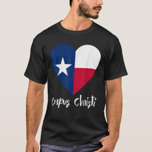 Camiseta Amo Corpus Christi Texas Bandera TX Lonestar Heart
