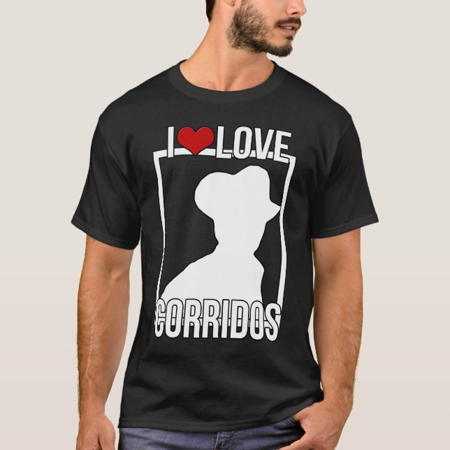CAMISETA AMO CORRIDOS (Anverso)