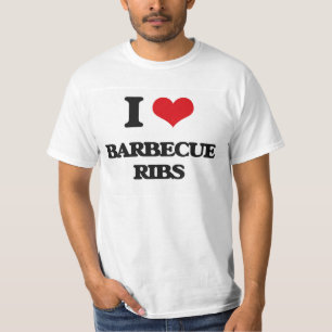 Camiseta Amo costillas de la barbacoa