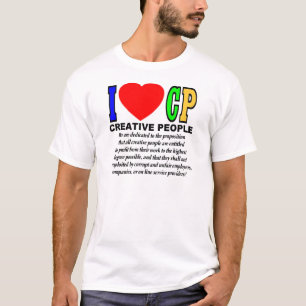 Camiseta Amo CP (la gente creativa)