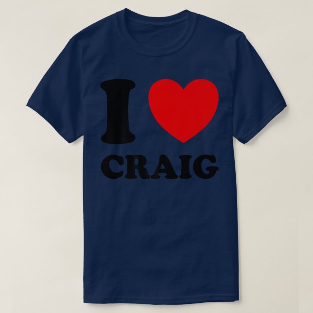 Camiseta Amo Craig (Diseño del anverso)