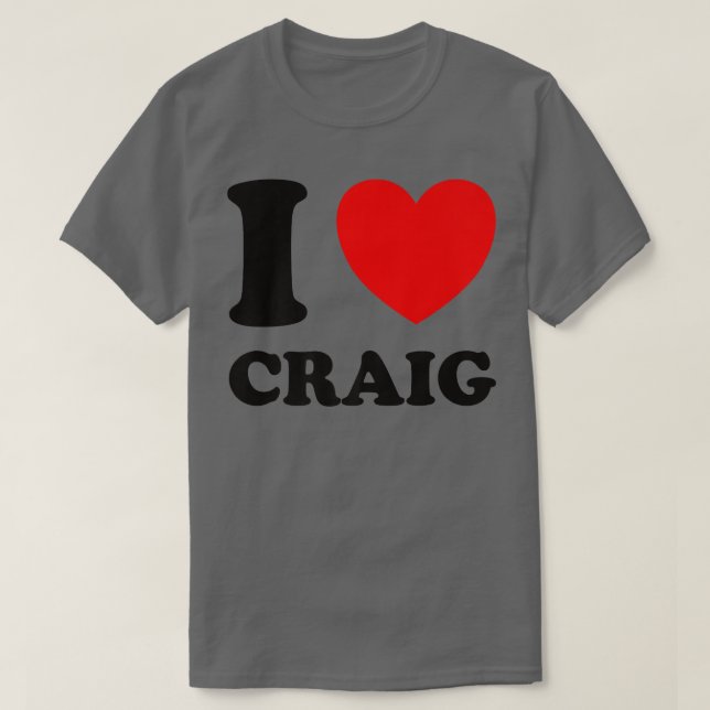 Camiseta Amo Craig (Diseño del anverso)