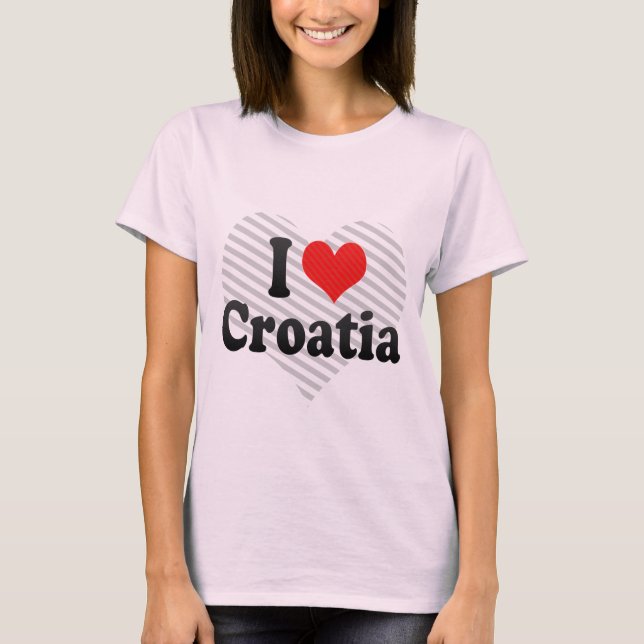 Camiseta Amo Croacia (Anverso)