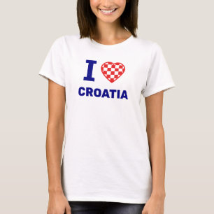 Camiseta Amo Croacia