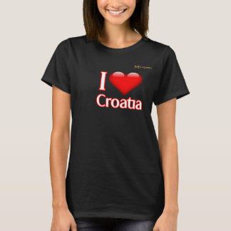 Camiseta Amo Croacia
