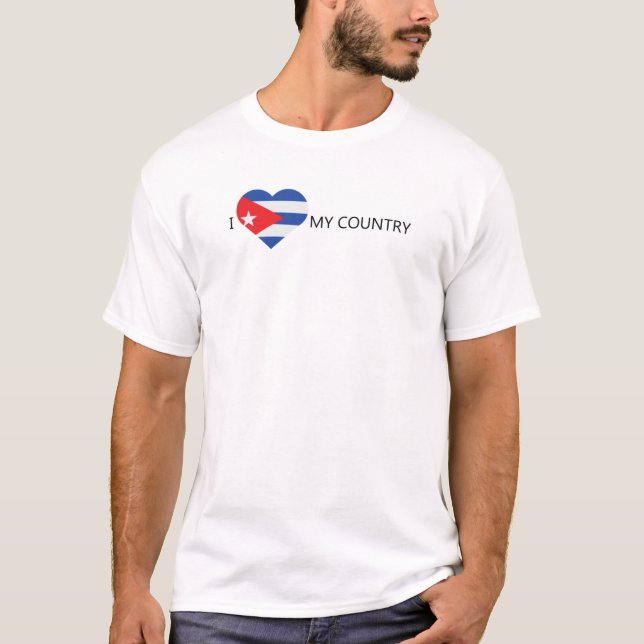 Camiseta Amo Cuba (Anverso)