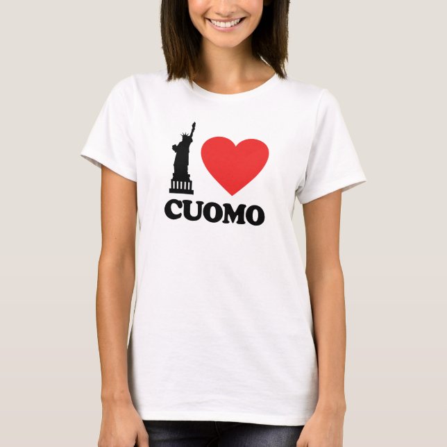Camiseta Amo Cuomo | Estatua de la Libertad (Anverso)