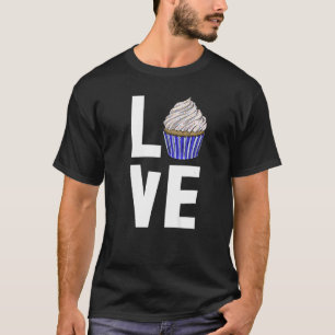 Camiseta Amo Cupcakes Mujeres Hornear Muffins Amor 1