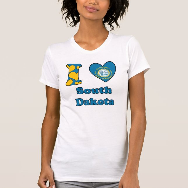 Camiseta Amo Dakota del Sur (Anverso)