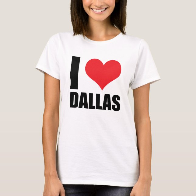 Camiseta Amo Dallas (Anverso)