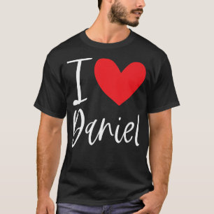 Camiseta Amo Daniel Nombre Chica Personalizada Mujer BFF He