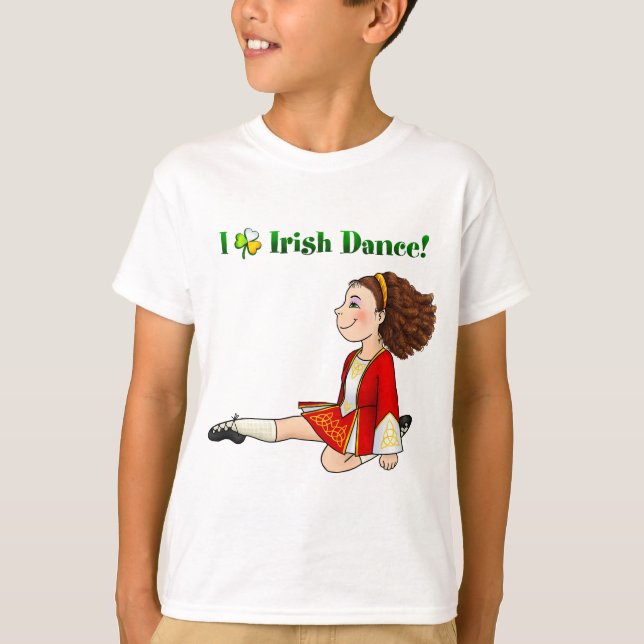 Camiseta Amo danza del irlandés (Anverso)