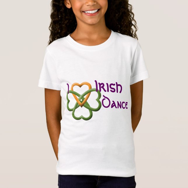 Camiseta Amo danza del irlandés (Anverso)