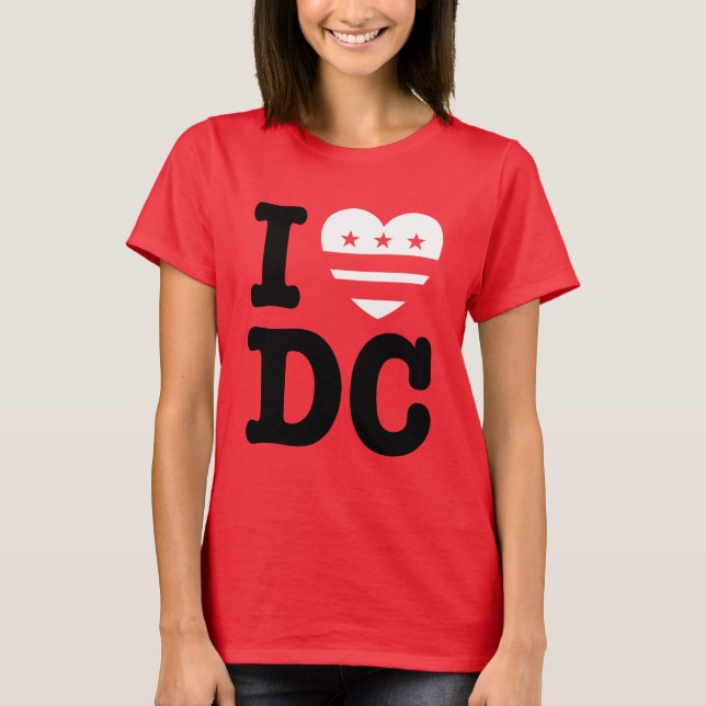 Camiseta Amo DC (Anverso)
