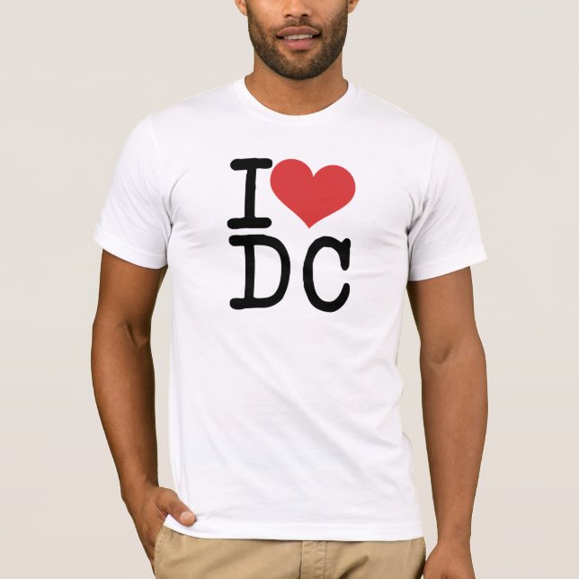 Camiseta Amo DC (Anverso)