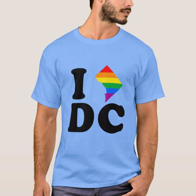 CAMISETA AMO DC GAY (Anverso)