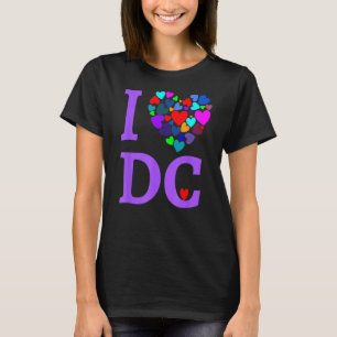 Camiseta Amo DC T Shirt Heart Design Washington D.C. Shi
