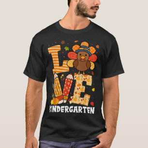 Camiseta Amo de Acción de Gracias Profesor de guardería Tur
