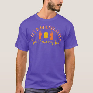 Camiseta Amo de casa Humor divertido viajar 70s vintage