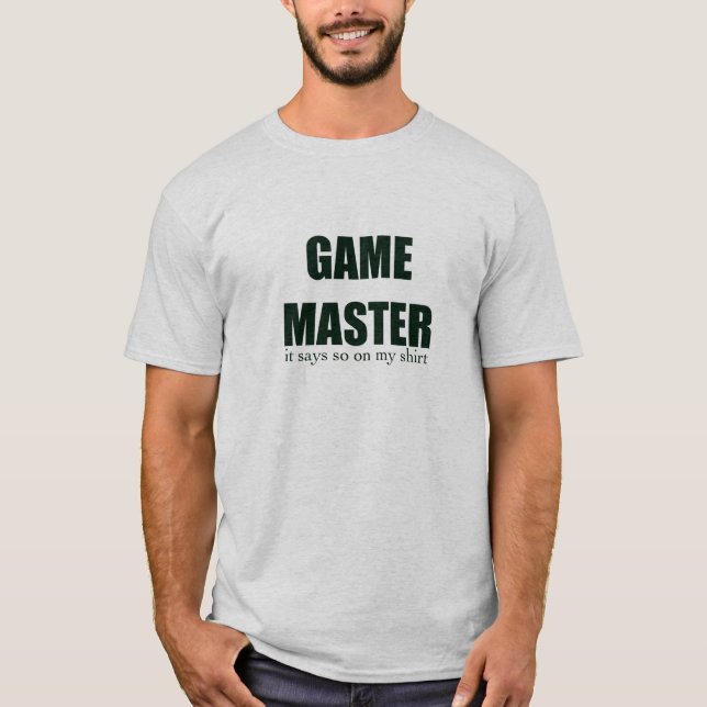 CAMISETA AMO DE JUEGO T (Anverso)