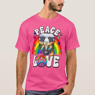 Camiseta Amo De La Paz De Los 70 Años Hippie Skunk