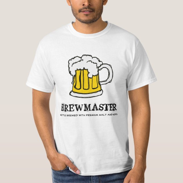 Camiseta Amo del Brew - taza de cerveza de la compañía de (Anverso)