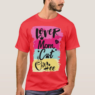 Camiseta Amo del café de la madre del gato19