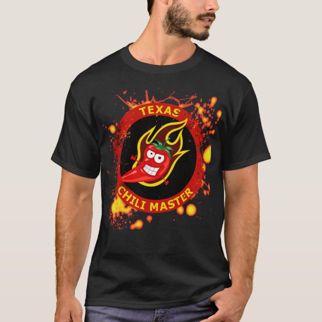 CAMISETA AMO DEL CHILE DE TEJAS (Anverso)