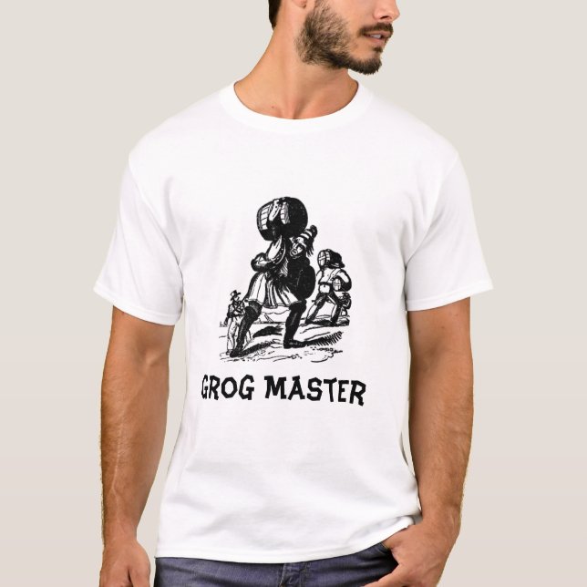 Camiseta Amo del grog del pirata (Anverso)