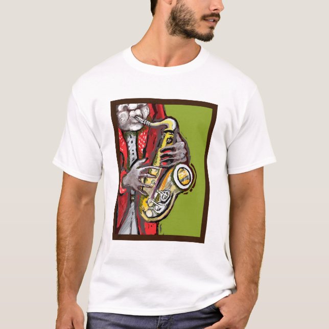 Camiseta ** Amo del jazz ** (Anverso)