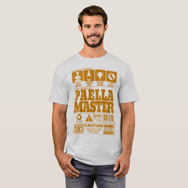 Camiseta Amo del Paella (Anverso completo)