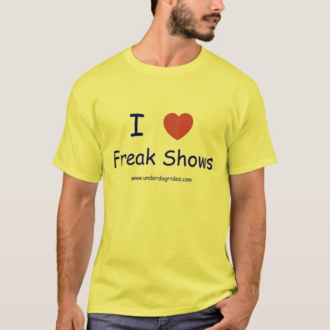 Camiseta Amo demostraciones anormales (Anverso)