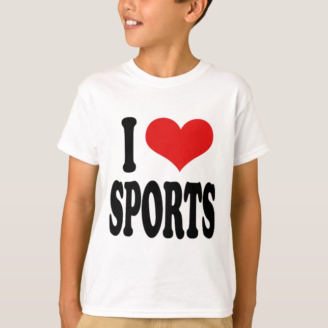Camiseta Amo deportes (Anverso)