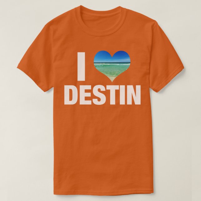 Camiseta Amo Destin Florida (Diseño del anverso)