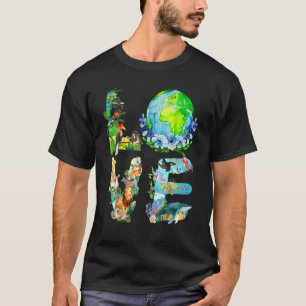 Camiseta Amo Día Mundial de la Tierra 2022 Planeta Ambienta