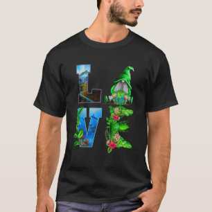 Camiseta Amo Día Mundial de la Tierra Aniversario del Plane