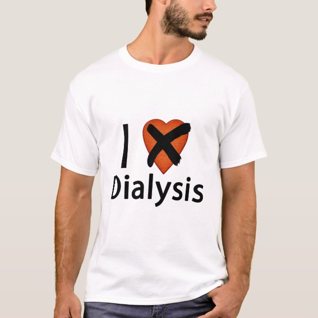 Camiseta Amo diálisis (NO) (Anverso)