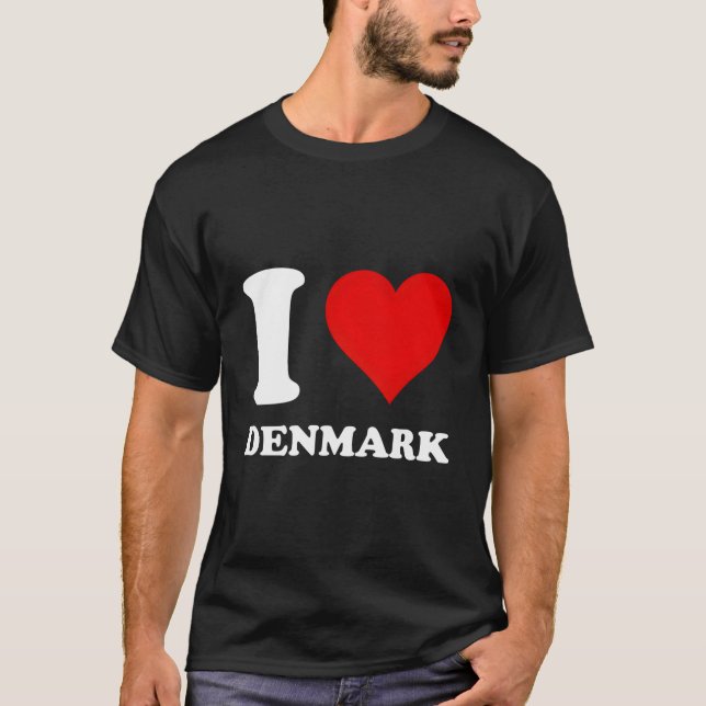 Camiseta Amo Dinamarca (Anverso)