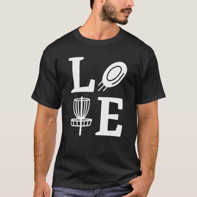 Camiseta Amo Disc Golf  Golf con Disco (Anverso)