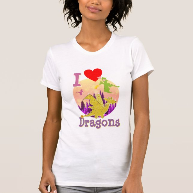 Camiseta Amo dragones (Anverso)