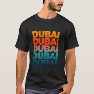 Camiseta Amo Dubai, asombroso Ilustracion gráfico S