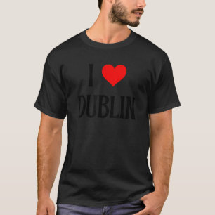 Camiseta Amo Dublín Irlanda Viajes de vacaciones familiares