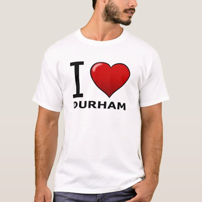 CAMISETA AMO DURHAM, NC - CAROLINA DEL NORTE (Anverso)