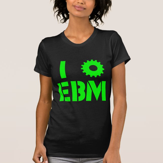 Camiseta Amo EBM Verde (Anverso)
