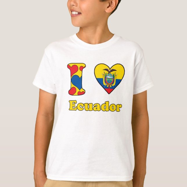 Camiseta Amo Ecuador (Anverso)