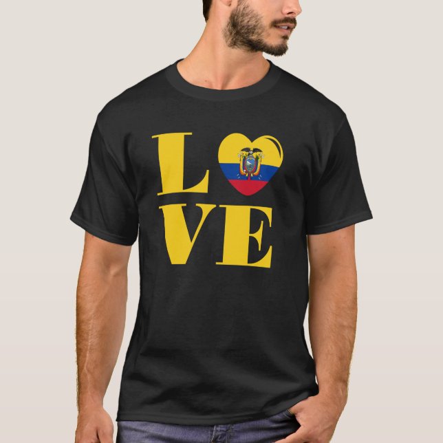 Camiseta Amo Ecuador (Anverso)