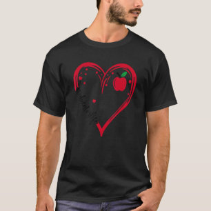 Camiseta Amo Educador Vida Apreciación del maestro del cora